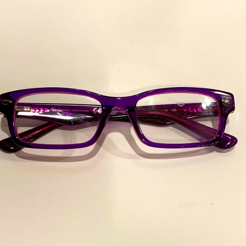 Ray Ban Wine Berry Purple Eyeglasses Frames (Kids)